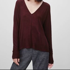 Aritzia Wilfred Fragon Oversized Long-Sleeve Tee